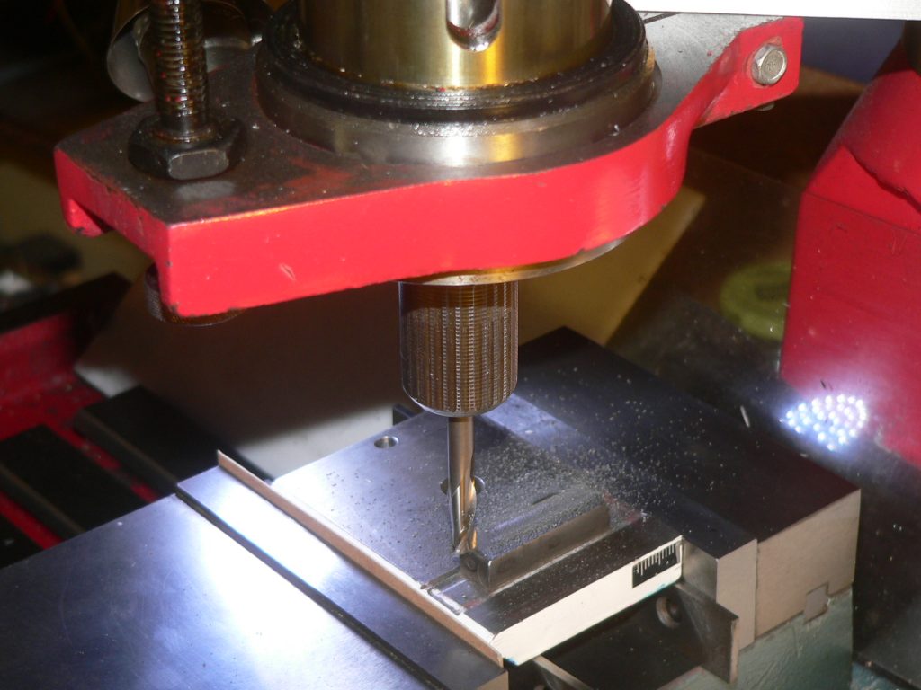 Setup for base milling operation